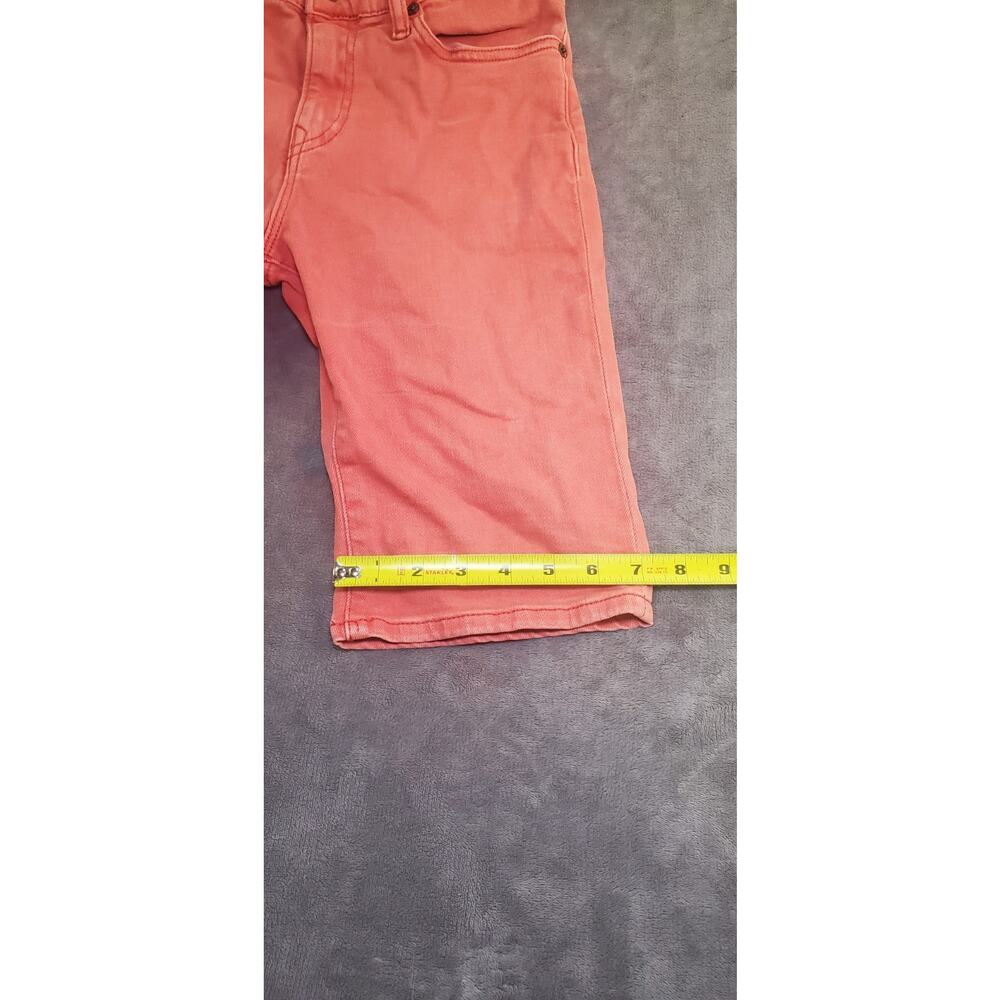 Polo Ralph Lauren Boys Sz 12 Red Sullivan Slim Fit Raw Edge Denim Shorts C23-44 - Picture 3 of 10